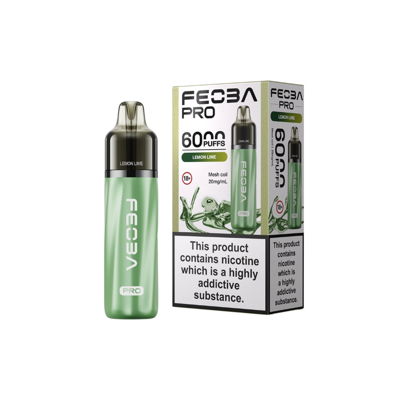 Load image into Gallery viewer, FEOBA_Bar PRO 6000 Prefilled Pod Kit | Lemon Lime
