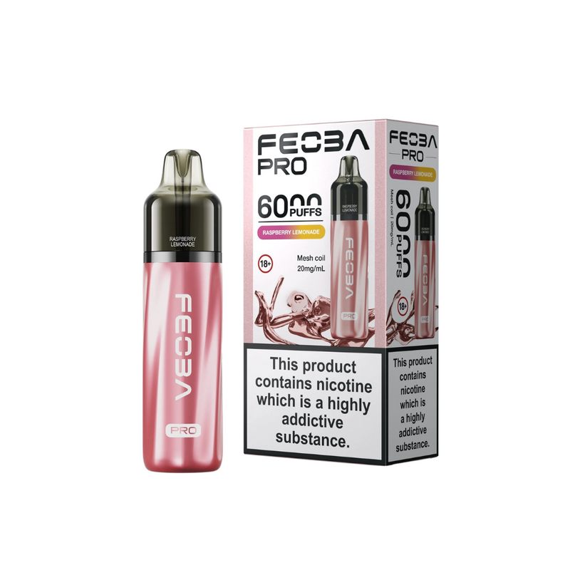 Load image into Gallery viewer, FEOBA_Bar PRO 6000 Prefilled Pod Kit | Raspberry Lemonade
