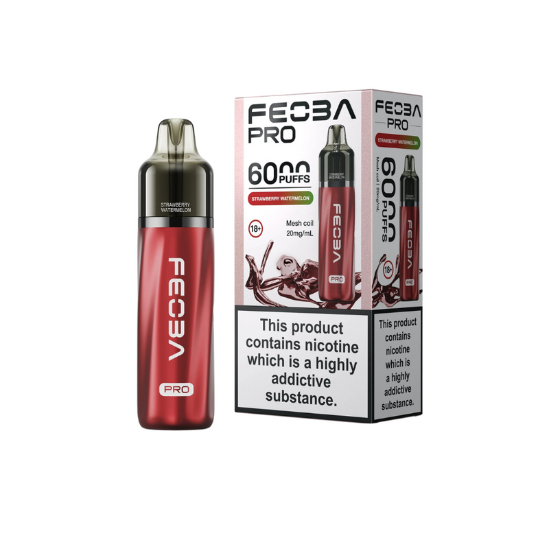 Load image into Gallery viewer, FEOBA_Bar PRO 6000 Prefilled Pod Kit | Strawberry Watermelon
