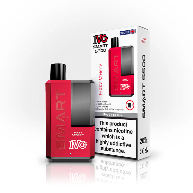 Load image into Gallery viewer, IVG Smart 5500 Refillable Rechargeable Disposable Vape
