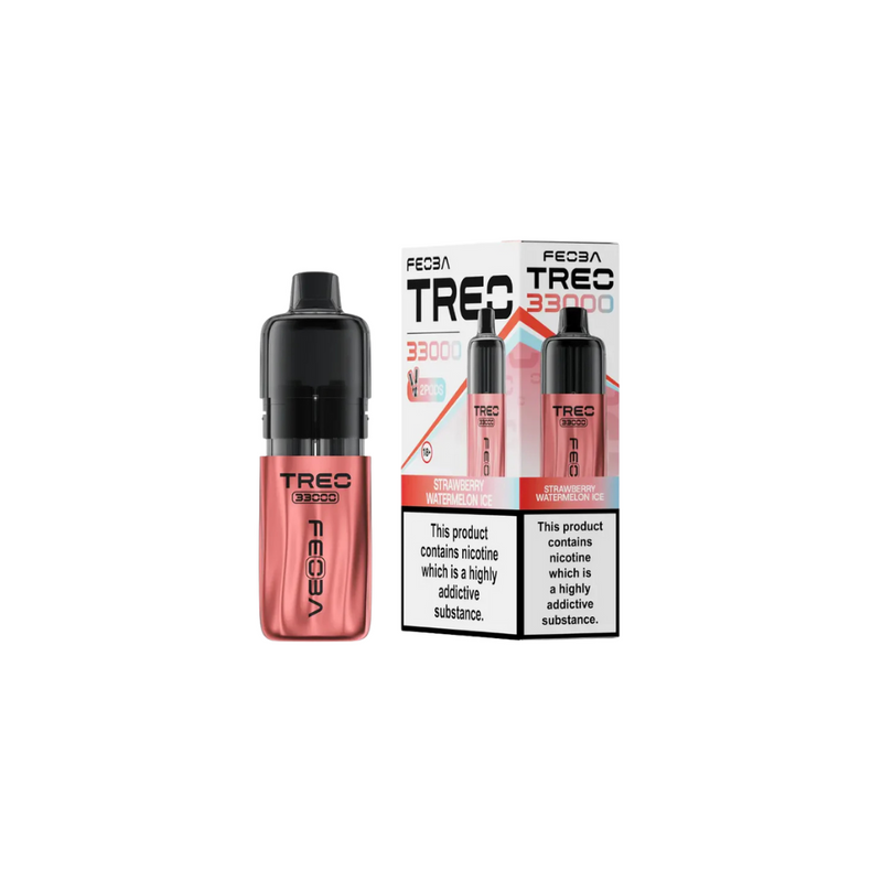 Load image into Gallery viewer, Feoba Treo 33K Prefilled Pod Kit | Strawberry watermelon Ice
