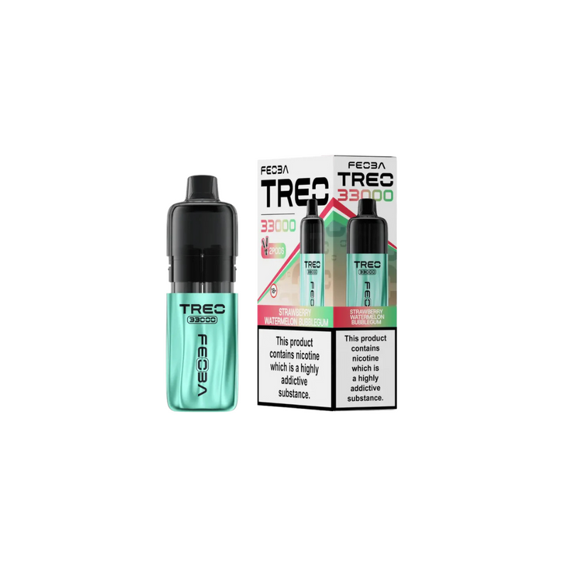 Load image into Gallery viewer, Feoba Treo 33K Prefilled Pod Kit | strawberry watermelon bubblegum
