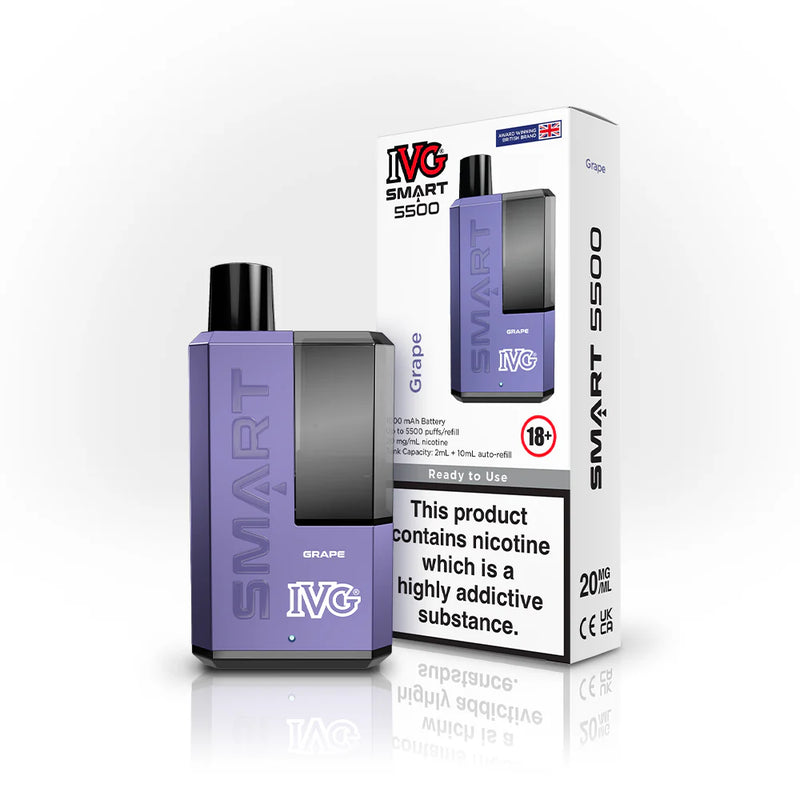 Load image into Gallery viewer, IVG Smart 5500 Refillable Rechargeable Disposable Vape
