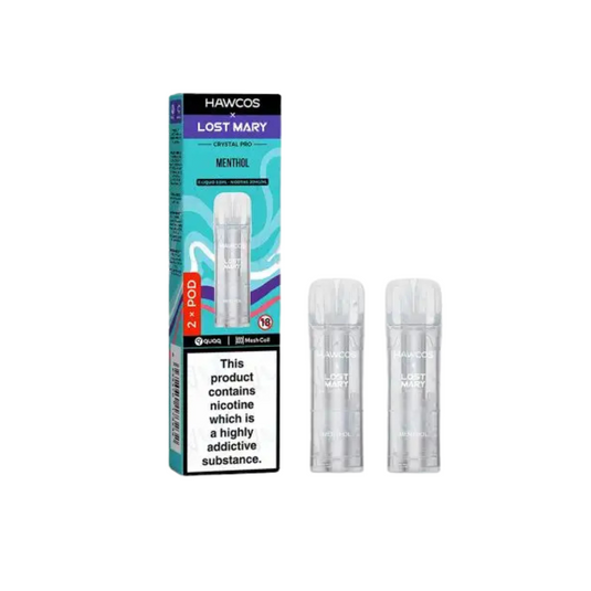 Hawcos x Lost Mary Crystal Pro Prefilled Pods