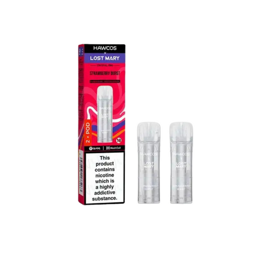 Hawcos x Lost Mary Crystal Pro Prefilled Pods