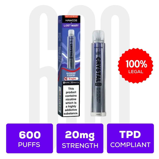 Hawcos x Lost Mary Crystal Pro Prefilled Vape Pod Kit