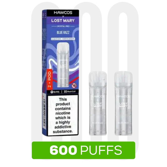 Hawcos x Lost Mary Crystal Pro Prefilled Pods