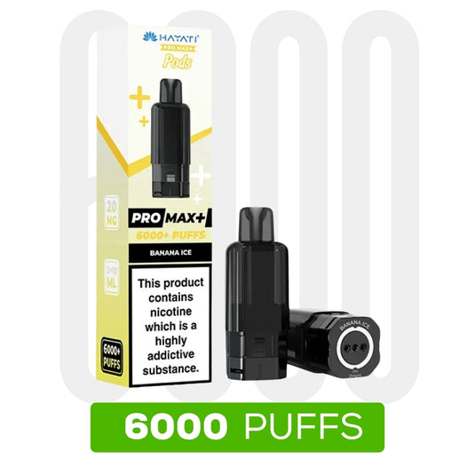 Hayati Pro Max Plus 6K Replacement Pods | Only 4.49 | Shop Disposables Hayati Pro Max Plus 6K Replacement Pods | Only 4.49 | Shop Disposables