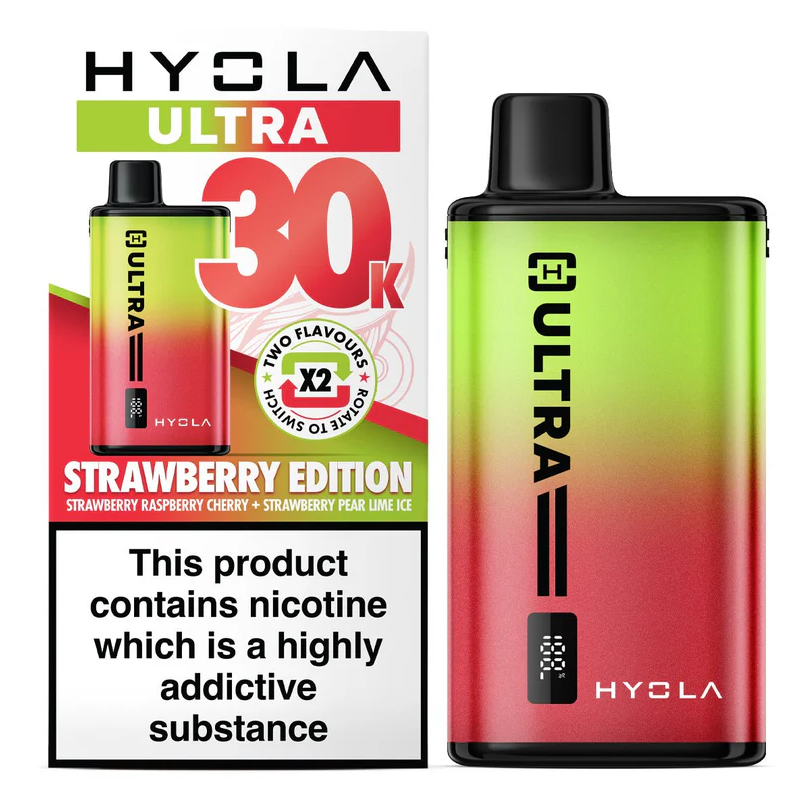 Load image into Gallery viewer, Hyola Ultra 30K Prefilled Pod Kit |Strawberry Edition
