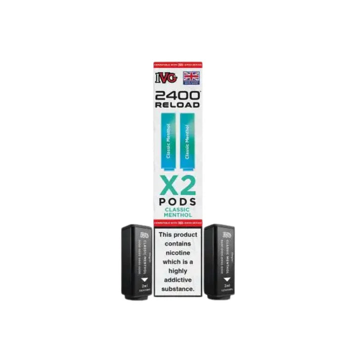Load image into Gallery viewer, IVG 2400 Reload 2-in-1 Prefilled Pods
