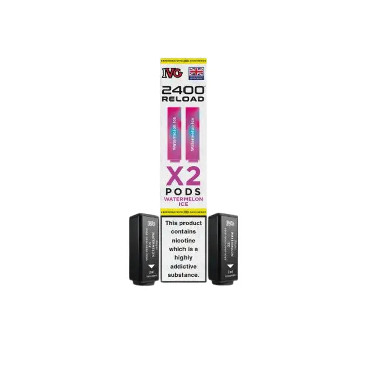 Load image into Gallery viewer, IVG 2400 Reload 2-in-1 Prefilled Pods
