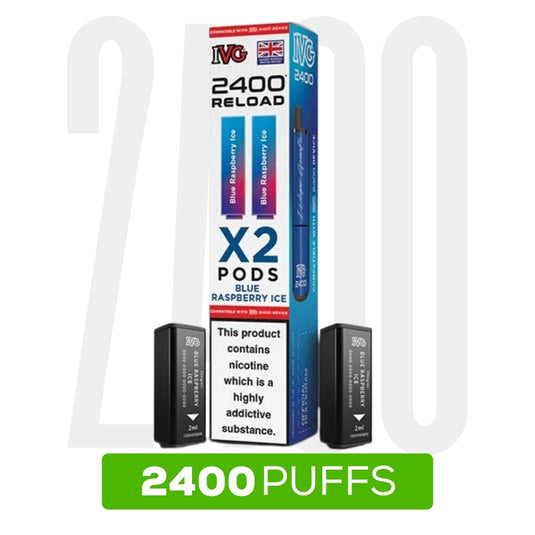 IVG 2400 Reload 2-in-1 Prefilled Pods