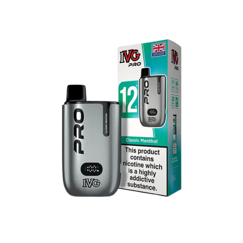 Load image into Gallery viewer, IVG Pro 12 Prefilled Vape Pod Kit | Classic Menthol

