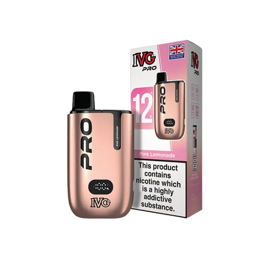 IVG Pro 12 Prefilled Vape Pod Kit | Pink Lemonade