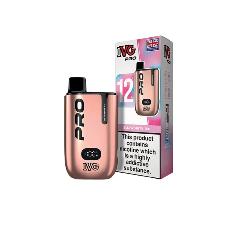 Load image into Gallery viewer, IVG Pro 12 Prefilled Vape Pod Kit | Strawberry Ice
