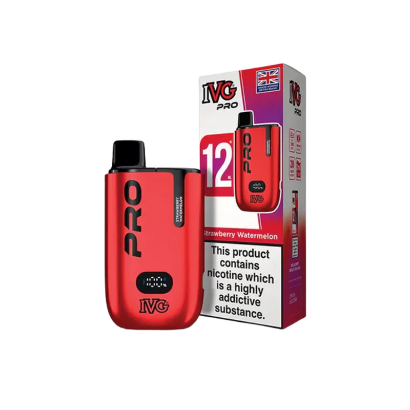 Load image into Gallery viewer, IVG Pro 12 Prefilled Vape Pod Kit | Strawberry Watermelon
