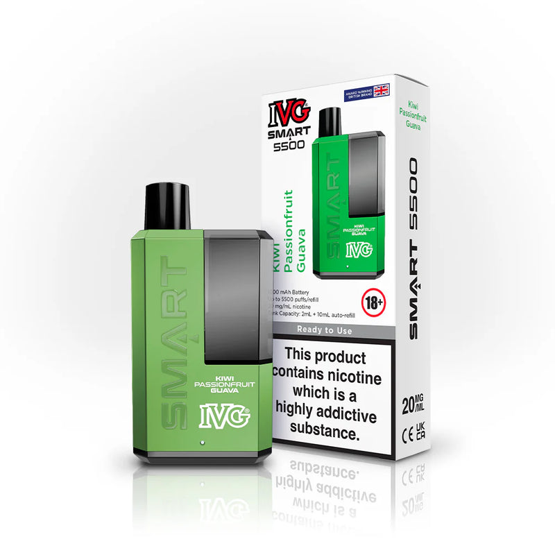 Load image into Gallery viewer, IVG Smart 5500 Refillable Rechargeable Disposable Vape
