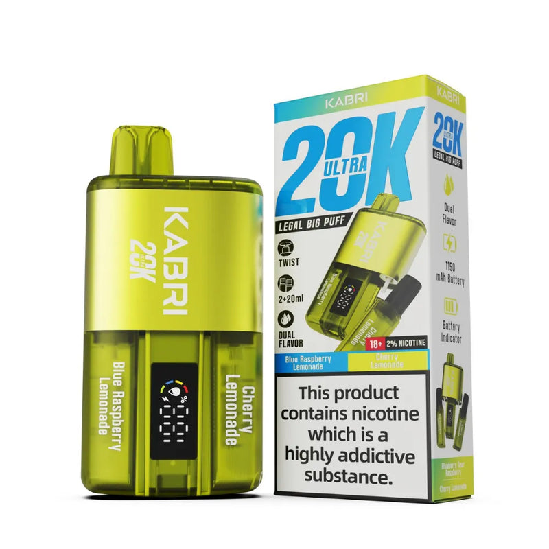 Load image into Gallery viewer, Kabri 20K Puff Ultra Disposable Vape Kit
