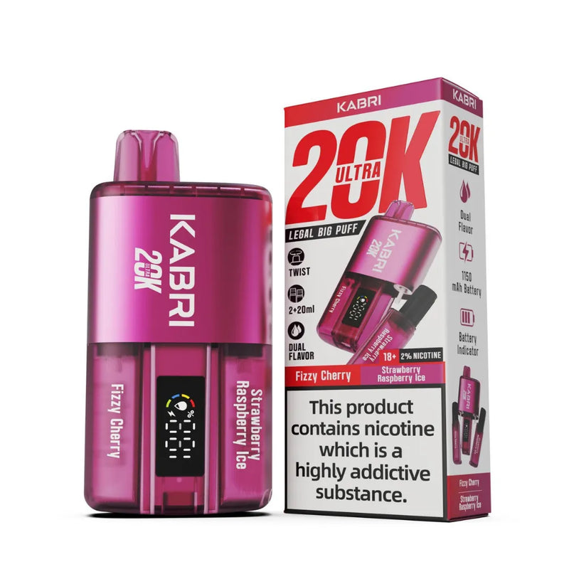 Load image into Gallery viewer, Kabri 20K Puff Ultra Disposable Vape Kit
