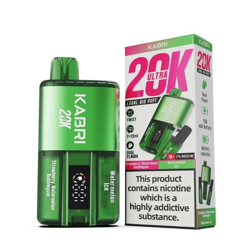 Load image into Gallery viewer, Kabri 20K Puff Ultra Disposable Vape Kit
