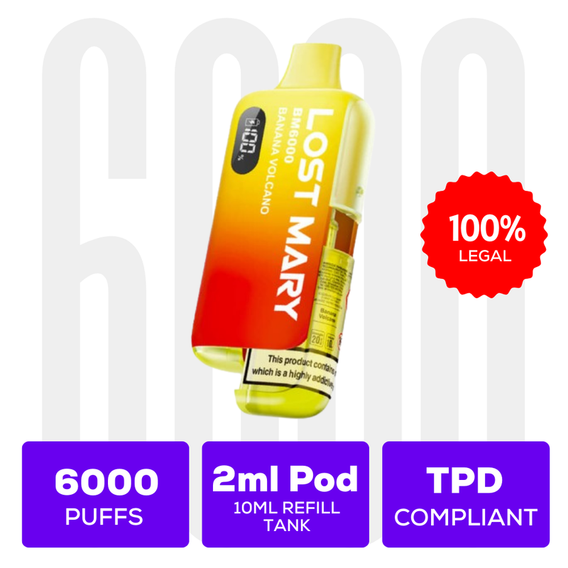 Load image into Gallery viewer, Lost Mary BM6000 Prefilled Vape Pod Kit

