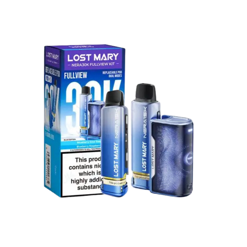 Load image into Gallery viewer, Lost Mary Nera 30K Fullview Pre-Filled Pod Kit | Blue Edition 
