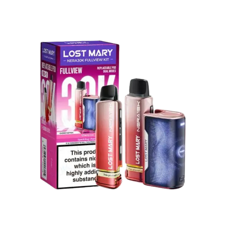 Load image into Gallery viewer, Lost Mary Nera 30K Fullview Pre-Filled Pod Kit | Cherry Edition
