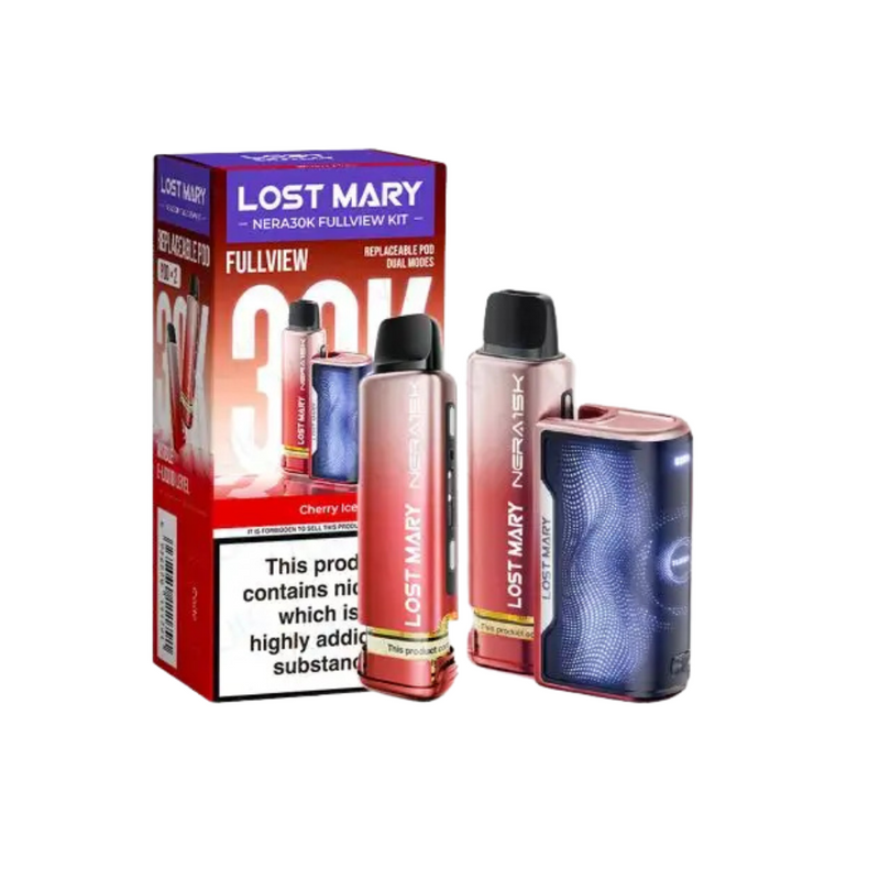 Load image into Gallery viewer, Lost Mary Nera 30K Fullview Pre-Filled Pod Kit | Cherry Ice
