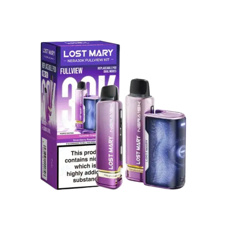 Load image into Gallery viewer, Lost Mary Nera 30K Fullview Pre-Filled Pod Kit | Purple edition
