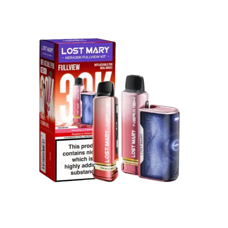 Load image into Gallery viewer, Lost Mary Nera 30K Fullview Pre-Filled Pod Kit | Red edition
