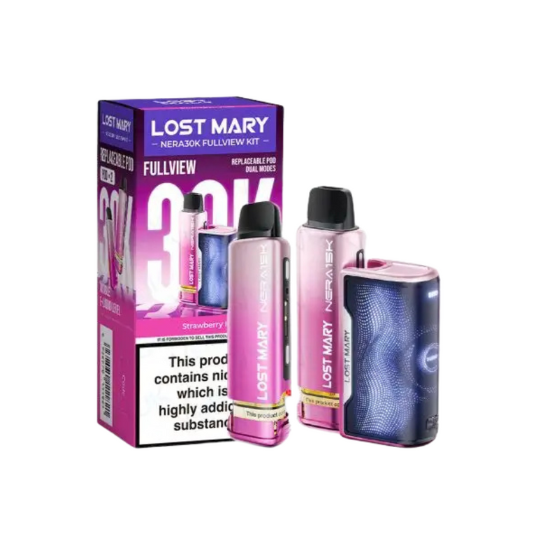 Load image into Gallery viewer, Lost Mary Nera 30K Fullview Pre-Filled Pod Kit | Strawberry_ice
