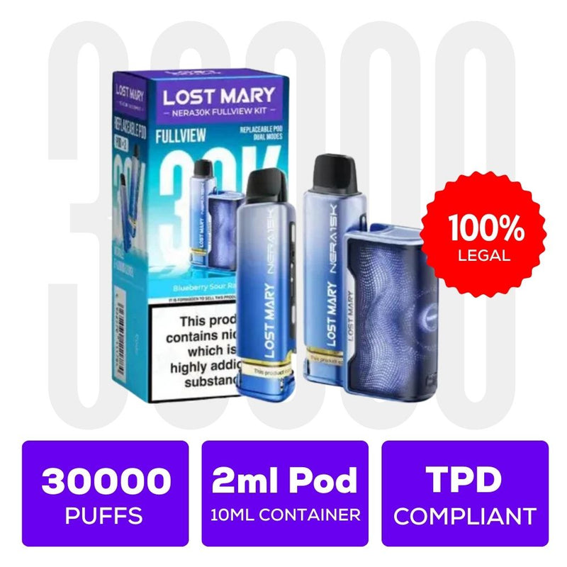 Load image into Gallery viewer, Lost Mary Nera 30K Fullview Prefilled Vape Pod Kit
