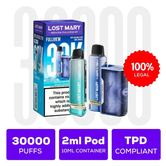 Lost Mary Nera 30K Fullview Prefilled Vape Pod Kit
