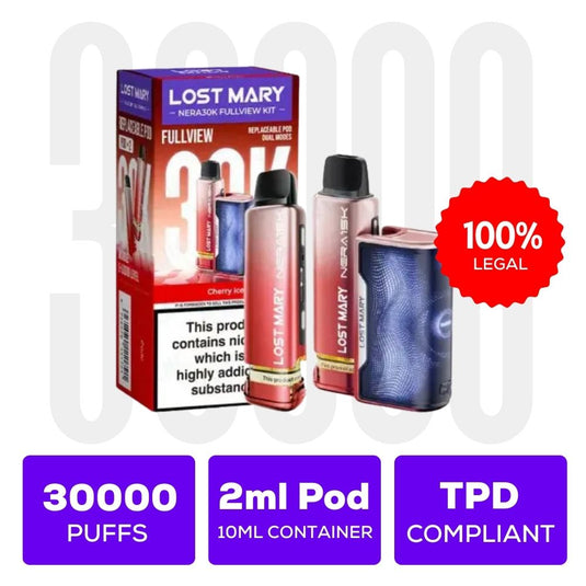 Lost Mary Nera 30K Fullview Prefilled Vape Pod Kit