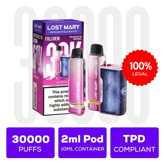Lost Mary Nera 30K Fullview Prefilled Vape Pod Kit