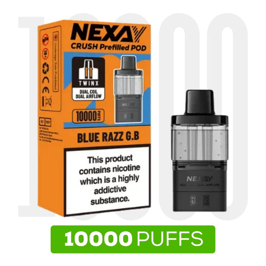 Nexay Crush 10K Puffs Prefilled Replacement Pods