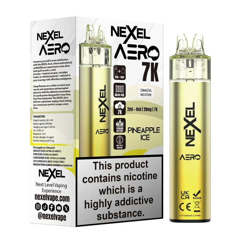 Load image into Gallery viewer, Nexel Aero 7k Prefilled Pod Kit
