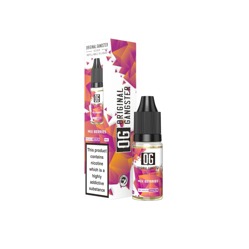 Load image into Gallery viewer, OG Original Gangster 6000 10ml Nic Salts
