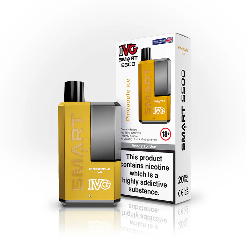 Load image into Gallery viewer, IVG Smart 5500 Refillable Rechargeable Disposable Vape
