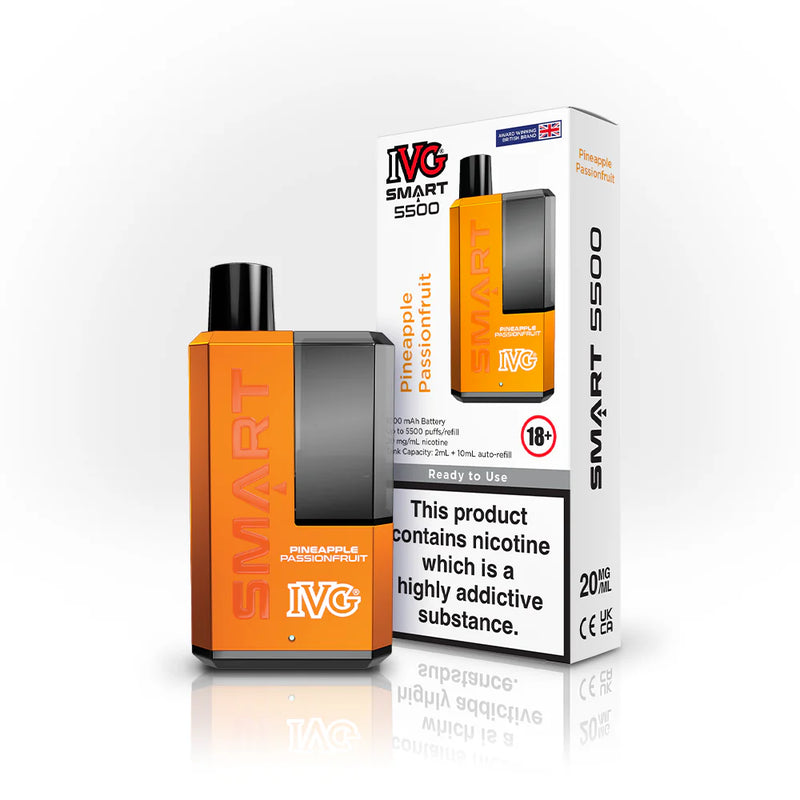 Load image into Gallery viewer, IVG Smart 5500 Refillable Rechargeable Disposable Vape
