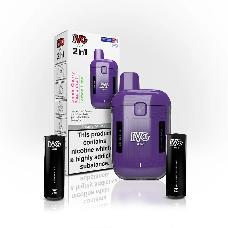 Load image into Gallery viewer, IVG Air 2-in-1 Starter Vape Pod Kit
