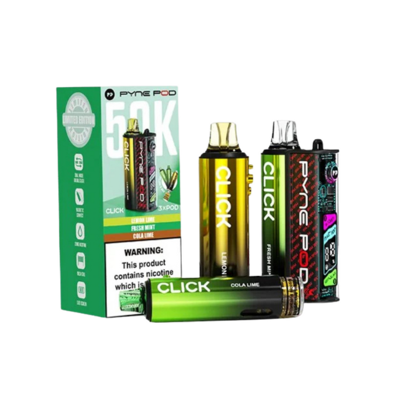 Load image into Gallery viewer, Pyne Pod Click 50k Prefilled Pod kit | Green Edition
