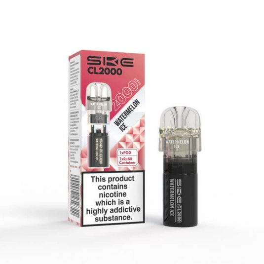 SKE Crystal CL2000 Prefilled Pod + Refill Container
