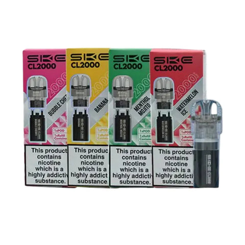 SKE Crystal CL2000 Prefilled Pod + Refill Container