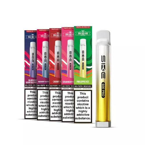 SKE Crystal Bar 600 Pro Prefilled Pod Vape Kit