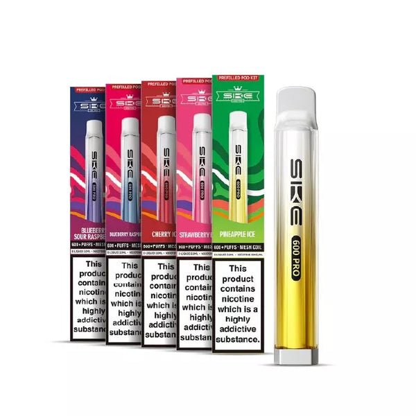 SKE Crystal Bar 600 Pro Prefilled Pod Vape Kit