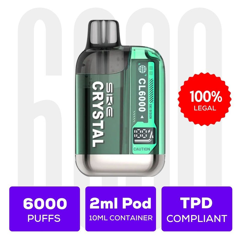 Load image into Gallery viewer, SKE Crystal CL6000 Prefilled Vape Pod Kit
