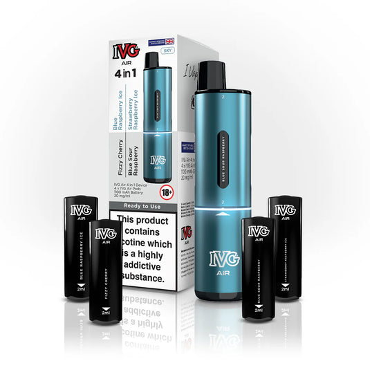 IVG Air 4-in-1 Rechargeable Disposable Vape Kit