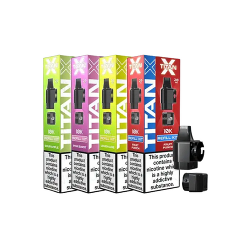Titan X Prefilled Pods + Refill Containers