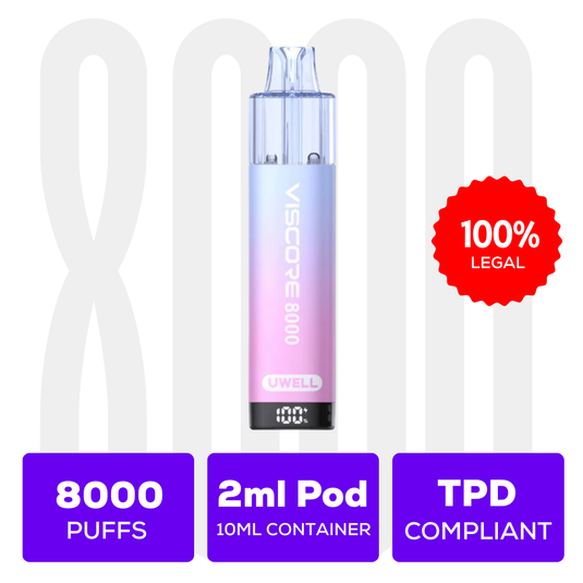 Uwell Viscore 8000 Prefilled Vape Pod Kit